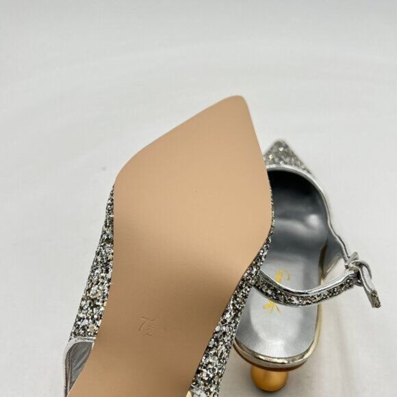 XYD Professional Heels Pumps for Women Closed Pointed Toe Slingback Sandals - Picture 6 of 8